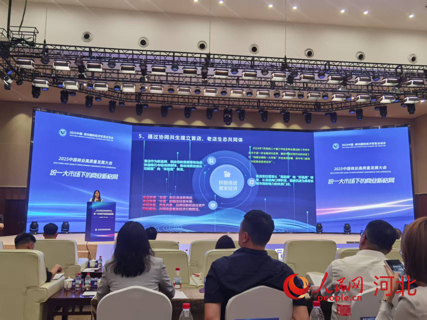 6月19日，廊坊經(jīng)洽會期間發(fā)布了“中國商業(yè)零售TOP100”榜單。人民網(wǎng) 朱延生攝